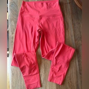 lulu lemon align high rise 28” size 6